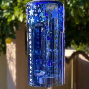 Starry Nights Wine Bottle Wind Chime